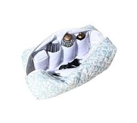 Hot Hair Tools Sac de voyage avec compartiments séparés et fermeture éclair, étui de rangement pour accessoires pour cheveux, essentiels de voyage pour femme, pochette de rangement pour fer à friser