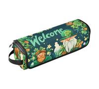 Hot Hair Tools Sac de voyage avec coussinet résistant à la chaleur Grand étui de voyage pour fers plats, lisseurs, fers à friser, bienvenue à la Saint-Patrick