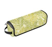 Hot Hair Tools Sac de voyage avec tapis amovible résistant à la chaleur Double couche Étui de transport pour fer plat Outils chauds et accessoires de soins capillaires Vintage William Morris Feuilles