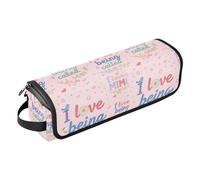 Hot Hair Tools Sac de voyage avec tapis amovible résistant à la chaleur Love Being Called Mimi Art Étui de voyage étanche pour fer à friser, fer à lisser, sèche-cheveux plat