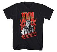 Hot in The City Men's T T-Shirts à Manches Courtes Punk Rock Album Cover Art Concert Merch(X-Large)