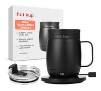 HOT KUP - Tasse de voyage auto-chauffante, Infusion des boissons chaudes - AC ou alimenté par batterie - Noir