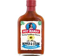 HOT MAMAS Sunny Caribbean Sauces Pepper and Steak en bouteille 195ml