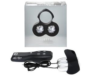 HOT Octopuss JETT - Vibro-masseur gland 2 moteurs (noir)