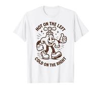 Hot on The Left | Humour de Plombier, Règle de Pipe T-Shirt