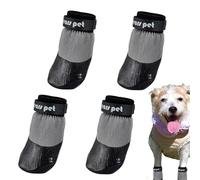 Hot Pavement Paws Bottes de protection pour chien, réutilisables, semelles en caoutchouc portables, protection pour l'intérieur et l'extérieur