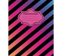 Hot Pink Diagonal 7.5x9.25in. Softcover Composition Notebook