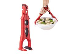 Hot Plate Gripper - Heat Resistant Non Slip Clamp Tool, Pizza Pan Handling Clip, Durable Kitchen Grip Holder, Safe Cooking Lift Assist Accessory | Burn Protection Solution For Home BBQ Party Kitchen U