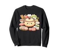 Hot Pot Chinois Kawaii Cuisine Asiatique Hotpot Cuiseur Soupe Nouilles Sweatshirt