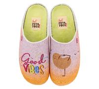 HOT POTATOES Femme Baldoyle Chausson, Gris, 41 EU