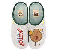 HOT POTATOES Femme Donard Chausson, Gris, 39 EU