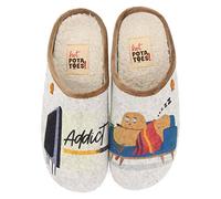 HOT POTATOES Femme Novigrad Chausson, Gris, 41 EU