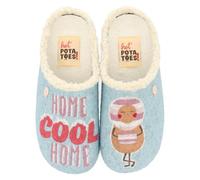 HOT POTATOES NUSDORF, Chausson Femme, Aguamarina, 34 EU