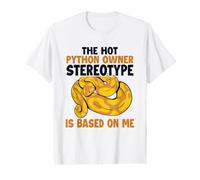 Hot Python Owner Stéréotypes Based on Me Banana Ball Python T-Shirt Graphique avec Valeur