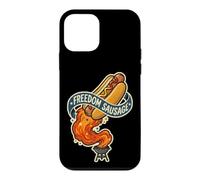 Hot Rocket Freedom Dog Saucisse Funny 4th of BBQ July Grill Coque pour iPhone 12 Mini