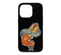 Hot Rocket Freedom Dog Saucisse Funny 4th of BBQ July Grill Coque pour iPhone 13 Pro