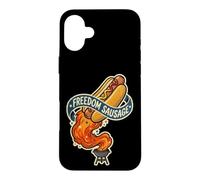 Hot Rocket Freedom Dog Saucisse Funny 4th of BBQ July Grill Coque pour iPhone 16 Plus