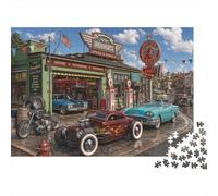 Hot Rod américain rétro Rétro Puzzle 1000 Pièces, Jeu de Table