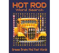 Hot Rod Word Search Book - Large Print: Word Searches with Easy-to-Read Print about Hot Rods, Classic Cars, Vintage Engines and More, 8.5x11 inches, ... for Hot Rod fans who love large print puzzles