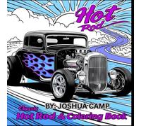 Hot Rods and classics: Classic Car and Hot Rod Bold and Easy Coloring Book fun for all ages