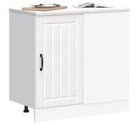 Hot Sale®Meuble bas de cuisine Lucca blanc bois d'ingénierie - S9808815
