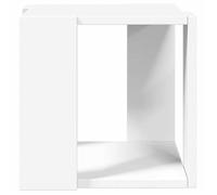 HOT SALE*Table basse élégante - Support 20 kg - SHELD - Table à café - blanc 32x32x30cm bois d'ingénierie M8380554