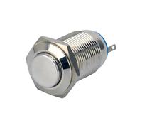 Hot Sell High Head Ring-illuminated 3V 5V 6V 12V Blue 16MM Momentary Metal Push Button Switch NWPNLXEA(White LED,48v)