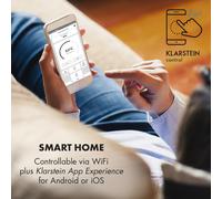 Hot Spot Crystal Spotless Smart radiateur infrarouge 750 W application blanc