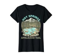 Hot Springs - Caroline du Nord - Appalachian Trail Randonnée T-Shirt Graphique avec Valeur