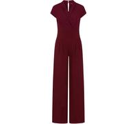 Hot Squash Hot Squash Red Cap Sleeved Wide Leg Jumpsuit
