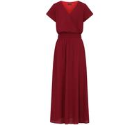Hot Squash Hot Squash Red Chiffon Maxi Dress Red EU 46 (UK 18)