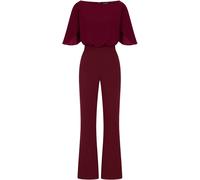 Hot Squash Hot Squash Red Drop Shoulder Jumpsuit