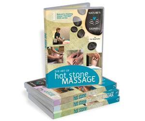 Hot Stone Massage Education Package - 4 DVD's & 4 Digital User Manual's By Nature's Stones Inc