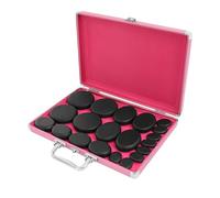 Hot Stones Kit de massage 21 pièces avec kit de chauffage portable Pierre de massage pour spa massage thérapie