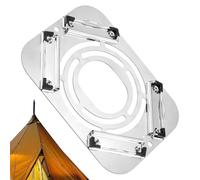 Hot Tent Stove Jack - Insulated Chimney Hole Protector | Camping Stove Pipe Accessory Heat Resistant Tent Ventilation Sleeve - Outdoor Cooking Fireplace Hammock Backpacking Gear