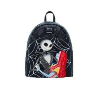 Hot Topic Loungefly The Nightmare Before Christmas Jack & Sally Spiderweb Mini sac à dos exclusif Noir Aucun, noir, taille unique