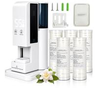 Hot Towel Dispenser Machine with 20 Disposable Towels, Hot Face Towel Warmer for Facials, 55°C Constant Temperature,5 Second Fast Heating,One Touch Towel Heater for Home Salon (Heater+20Towels)