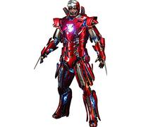 Hot Toys Costume d'armure 1:6 Iron Man Mark XXXIII - Silver Centurion - Iron Man 3, Rouge