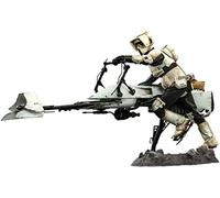 Hot Toys Ensemble de Collection Scout Trooper et Speeder Bike 1:6, Blanc (HT906340)