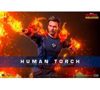 Hot Toys Marvel Comics Figurine de collection Deadpool & Wolverine Torche humaine Échelle 1/6 30,5 cm