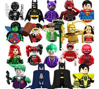 Hot Toys Marvel Blocs de Construction Figurines Super-héros Green Arrow Spider-Man Batman Flash Superman jouets en briques cadeau de vacances K2339