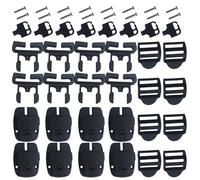 Hot Tub Cover Clips - Wear Resistant Latch Lock Replacement Set, Spa Cover Fastening Connector Kit, Secure Attachment System with Key Mechanism, Reusable Hardware Design for Home Hot Tub