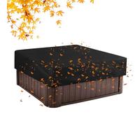 Hot Tub Cover Protector - Couvercle de spa en matériau imperméable, couvercle de baignoire carré, bouclier de spa extérieur, protection de remplacement durable | Protection UV avec matériaux pour