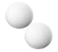 Hot Tub Scum Absorber, Ice Bath Cleaner, Reusable Sponge Ball, Washable Absorbing Foam, Cleaning Oil Debris, Ideal for Spa Pools Ice Baths, 2.99 inches, White Color, 2 Pieces