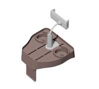 Hot Tub Tray, Non-Slip Drink Holder with 2 Cup Slots, Bathtub Storage Caddy for Snacks and Drinks, Spa Organizer for Bathroom, Poolside, Outdoor, Inflatable Tub and More