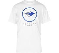 Hot Tuna Mens Crew T Shirt Neck Tee Top Short Sleeve White XXL