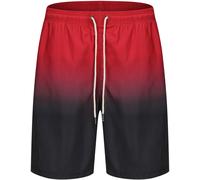Hot Tuna Men's Fade Swim Shorts Rouge Très petit Male