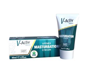 Hot V-Active - crème stimulante unisexe pour masturbation - 50ml