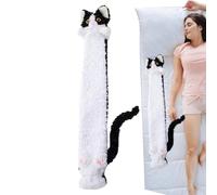 Hot Water Bag - Cute Cartoon Cat Sleeve Warmer, Leak Proof Rubber Bottle Pouch, Robust Material Long Design Thermal Comfort Heating Accessory | Cold Weather Home Bed Use Winter Therap