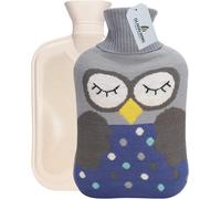 Hot Water Bag Hot Water Bottle 2 Litre Rechargeable Heated With Knit Cover For Pain Relief Hot Cold Therapy,Cartoon Owl.[I58]